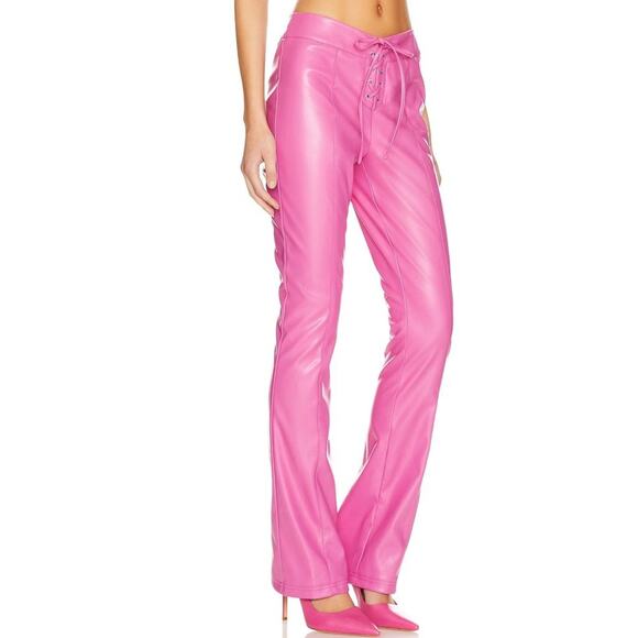 Revolve h:ours Annalise Pant in Hot Pink NWOT Size Small - Picture 3 of 5